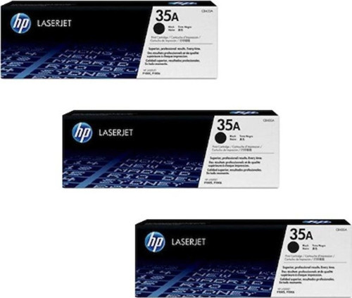 (35A) CB435A Orjinal Toner 3'LÜ Avantaj Paket P1008