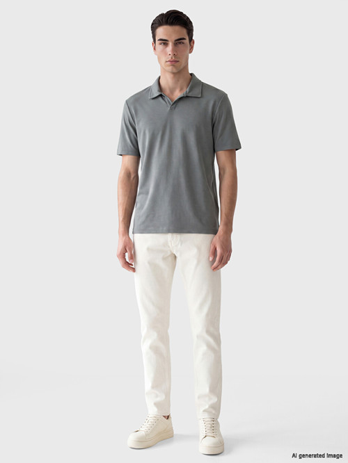 LCWAIKIKI Classic Haki Polo Yaka Erkek Tişört