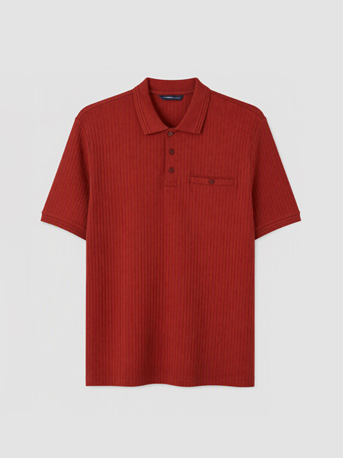 LCWAIKIKI Classic Kahverengi Polo Yaka Erkek Tişört
