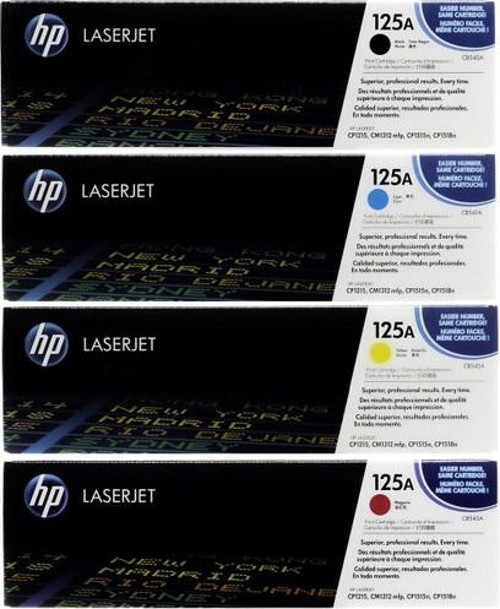 125A Orjinal Toner 4'lü Set CB540A-CB541A-CB542-CB543A CM1312