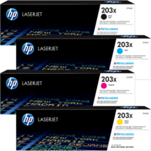 203X Orjinal Toner 4'lü Set CF540X-CF541X-CF542X-CF543X M254dw