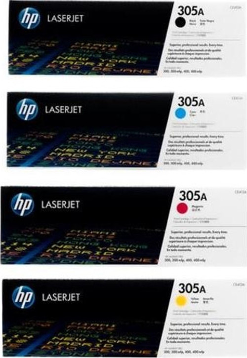 305A Orjinal Toner 4'lü Set CE410A-CE411A-CE412A-CE413A M351a
