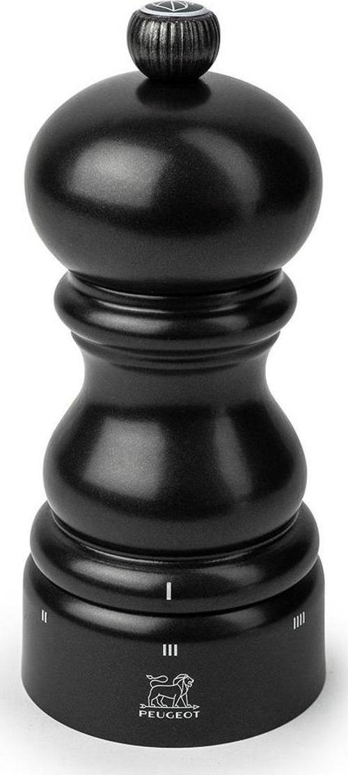 Paris U-Select Satin Black Tuz Değirmeni 12 cm