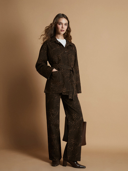 LCW Modest Kahverengi Straight Fit Kadın Jean Pantolon