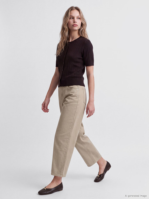 LCW Jeans Bej Carrot Fit Kadın Jean Pantolon