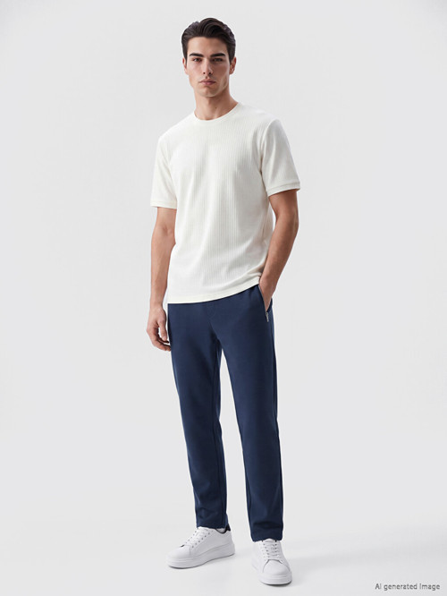 LCWAIKIKI Classic Lacivert Regular Fit Erkek Eşofman Altı
