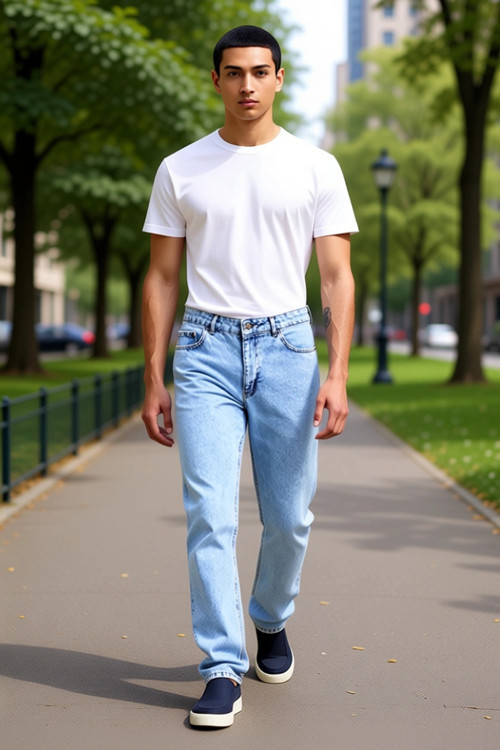 Erkek Regular Fit Kot Pantolon Pamuk Denim Kumaş Günlük Stil Hafta Sonu Yaz Aylarının Vazgeçilmezi