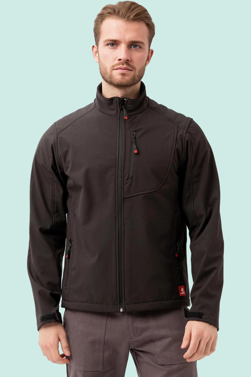 Erkek Kışlık Su Geçirmez Softshell Mont Salina İtici Rüzgar Outdoor