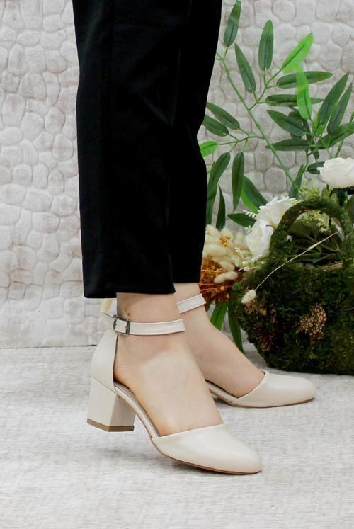 429 Fashion Kalın Topuklu Kadın Ayakkabı