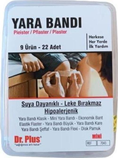 Yara Bandı  İlk Yardım Kiti 22 Adet 9 Ürün