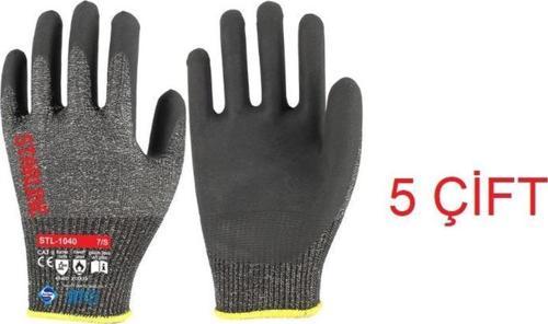 STL-1040 Köpük Nitril Kesilmez Eldiven 9 Beden 5 Çift