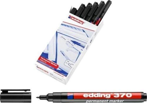 370 Permanent Marker Asetat Kalemi Siyah 10'lu Kutu