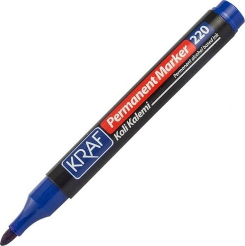 Permanent Marker Yuvarlak Uç MAVİ