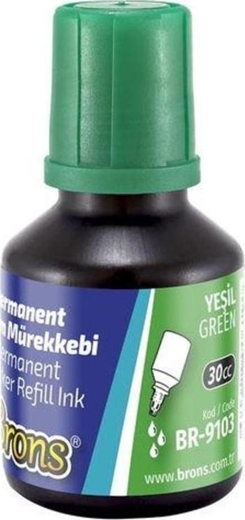 Permanent Marker Mürekkebi 30 cc. Yeşil