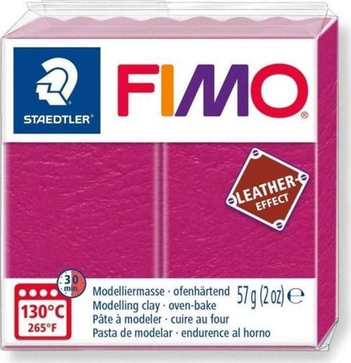 Fimo Leather (Deri) Effect Polimer Kil 57 gr 229 Vişne