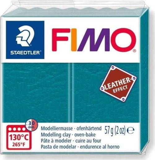 Fimo Leather (Deri) Effect Polimer Kil 57 gr 369 Göl Mavisi