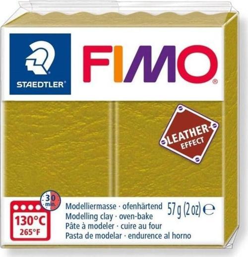 Fimo Leather (Deri) Effect Polimer Kil 57 gr 519 Zeytin Yeşili
