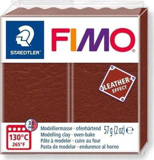 Fimo Leather (Deri) Effect Polimer Kil 57 gr 779 Kestane