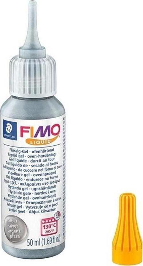 Fimo Liquid Deco Gel Gümüş 50 ml.