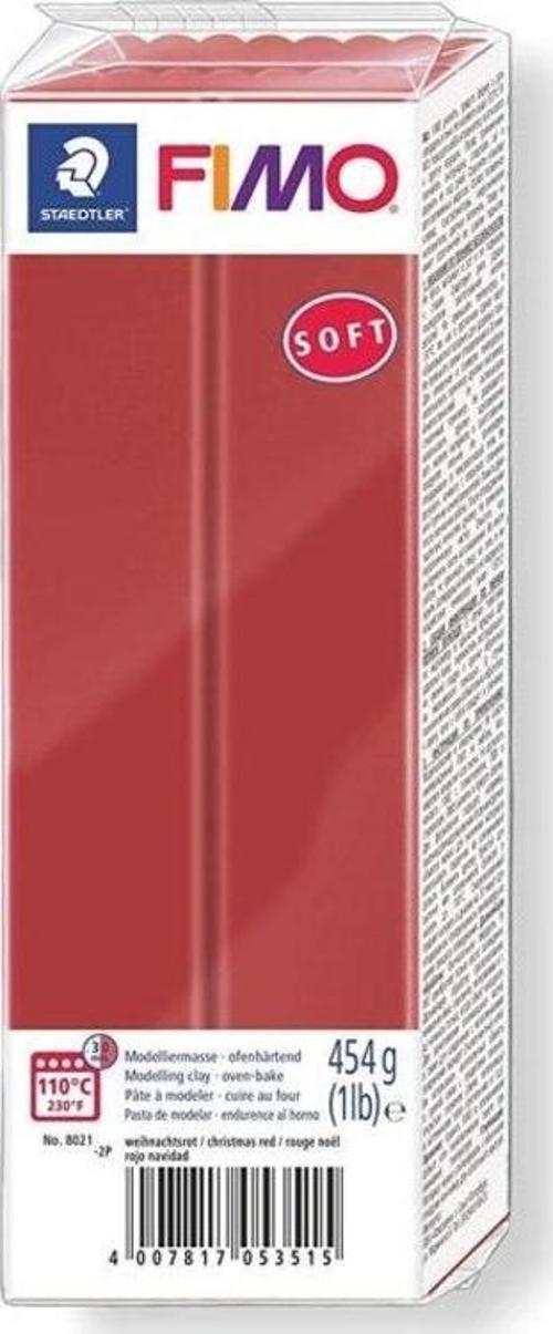 Fimo Soft Polimer Kil 454 gr. 2 Noel Kırmızı