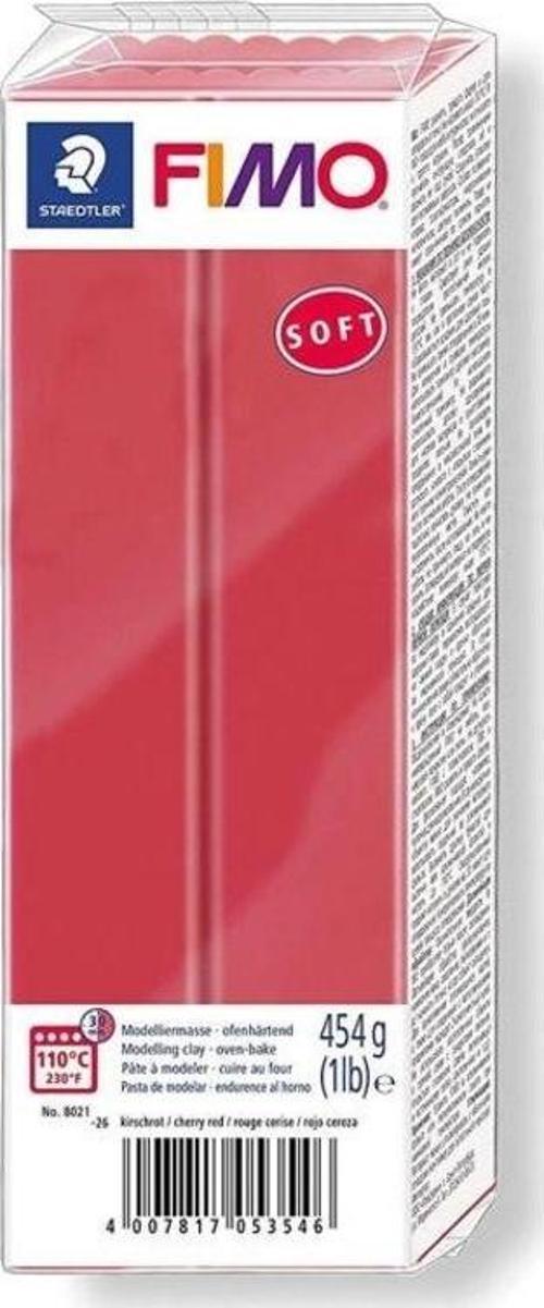 Fimo Soft Polimer Kil 454 gr. 26 Vişne Kırmızı