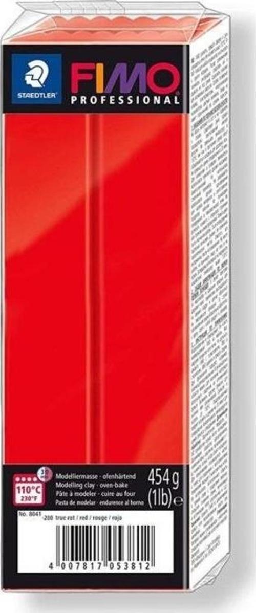 Fimo Professional Polimer Kil 454 gr. 200 Doğal Kırmızı