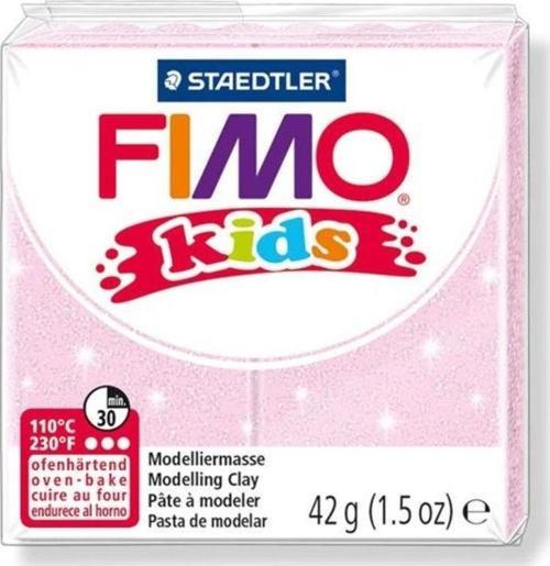 Fimo Kids Yumuşak Polimer Kil 42 gr 206 Sedefli Pembe