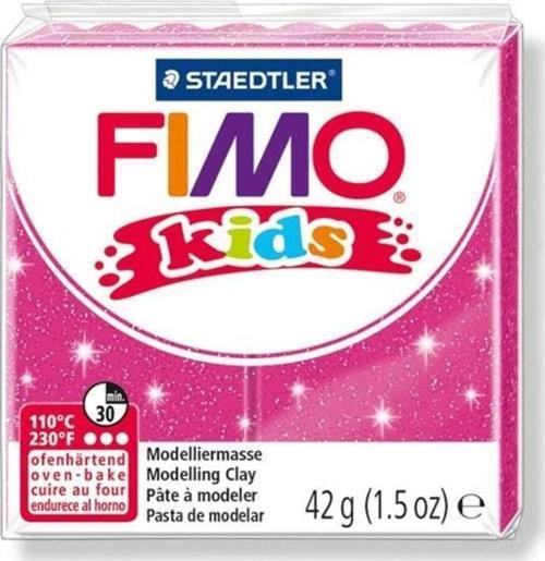Fimo Kids Yumuşak Polimer Kil 42 gr 262 Yaldızlı Fuşya