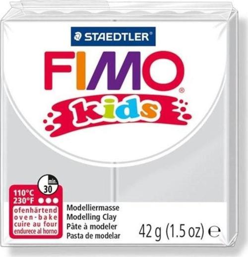 Fimo Kids Yumuşak Polimer Kil 42 gr 80 Açık Gri
