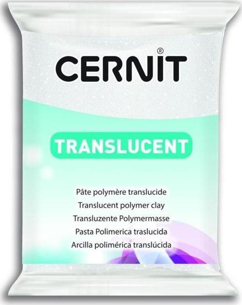 Translucent (Transparan) Polimer Kil 56 gr 010 Glitter White