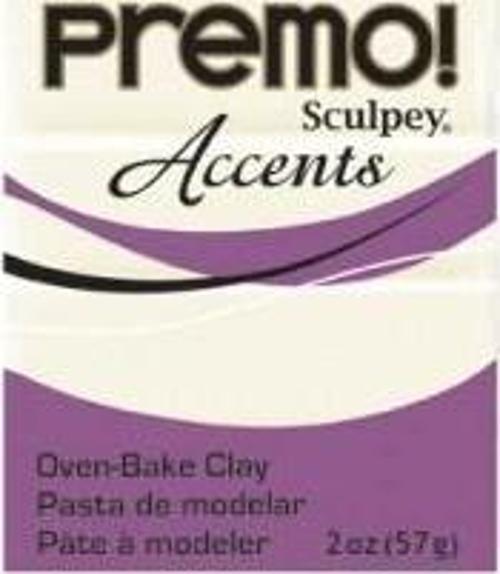 Premo Accents Polimer Kil 57 gr 5527 White Translucent