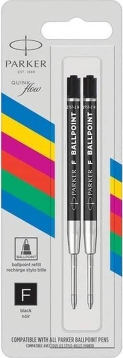 Ekonomik Tükenmez Refill 2'li Blister F uç Siyah