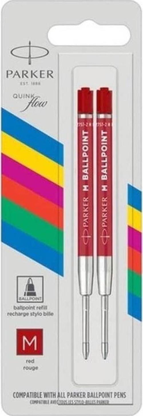 Ekonomik Tükenmez Refill 2'li Blister M uç Kırmızı
