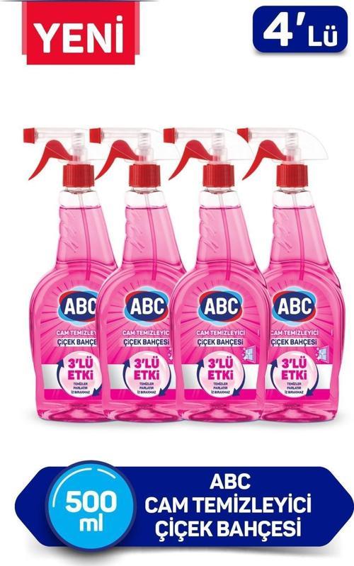 Cam Temizleyici Çiçek Bahçesi 500ml x4