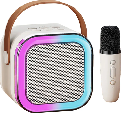 K12 Taşınabilir Kablosuz Bluetooth Hoparlör Beyaz