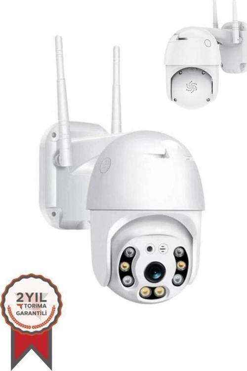 CMR-12 Beyaz 360° Görüş Hareketli Wi-Fi Akıllı IP Güvenlik Kamerası