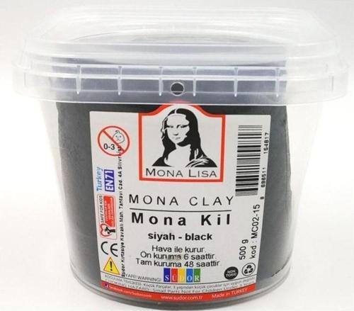 Mona Clay Modelleme Kili 500gr. Siyah