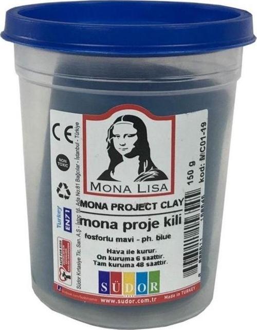 Mona Lisa Mona Proje Kili 150 gr Fosforlu Mavi