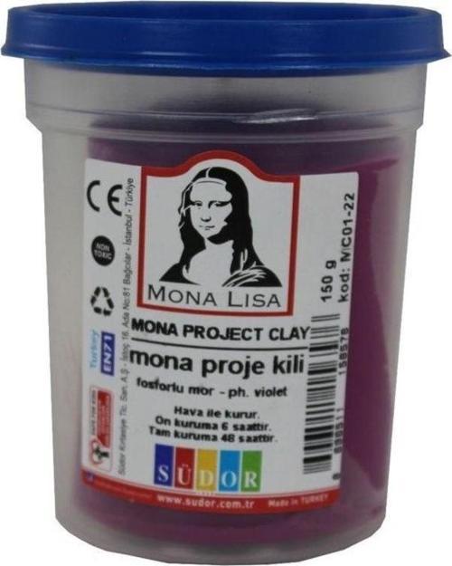 Mona Lisa Mona Proje Kili 150 gr Fosforlu Mor