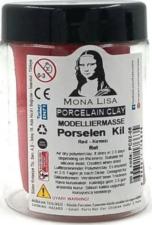 Mona Lisa Porselen Kili 200 gr Kırmızı