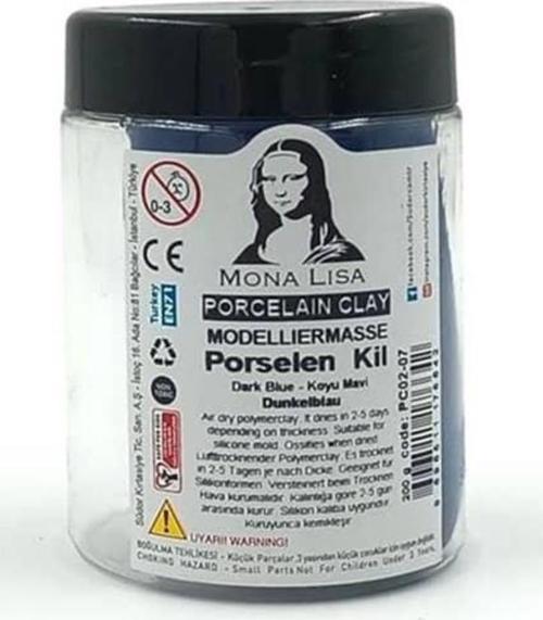 Mona Lisa Porselen Kili 200 gr Koyu Mavi