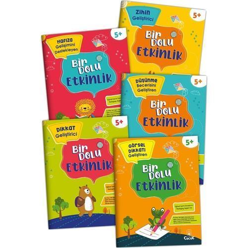 Floki Çocuk 5 - 6 Yaş Bi Dolu Etkinlik Okul Öncesi Eğitici Aktivite Seti (5 Kitap)