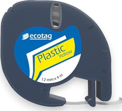 Dymo Muadili Şerit Etiket Plastik Sarı 12 mm x 4 mt