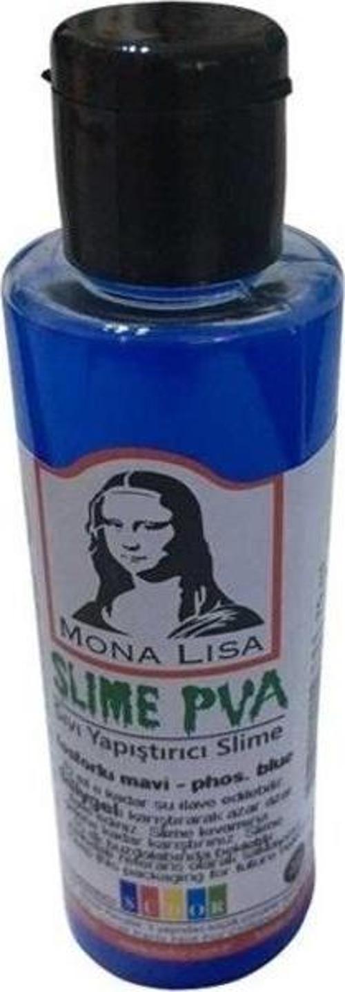 Mona Lisa Slime Jeli 70 ml. FOSFORLU MAVİ