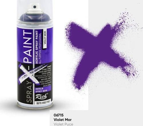 Spray-X Paint Sprey Boya 400 ml VİOLET MOR