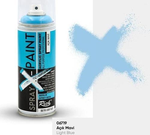 Spray-X Paint Sprey Boya 400 ml AÇIK MAVİ