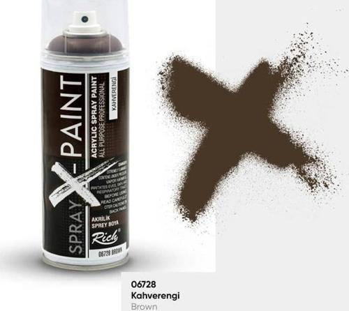 Spray-X Paint Sprey Boya 400 ml KAHVERENGİ