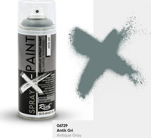 Spray-X Paint Sprey Boya 400 ml ANTİK GRİ
