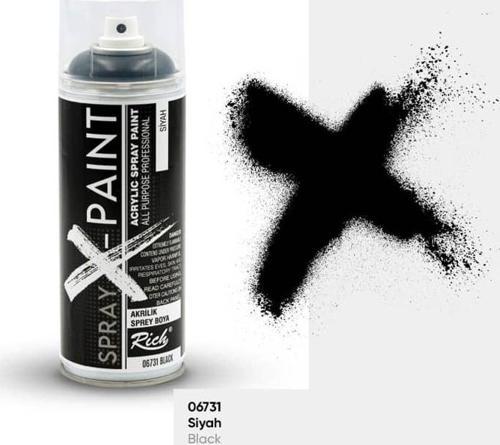 Spray-X Paint Sprey Boya 400 ml SİYAH
