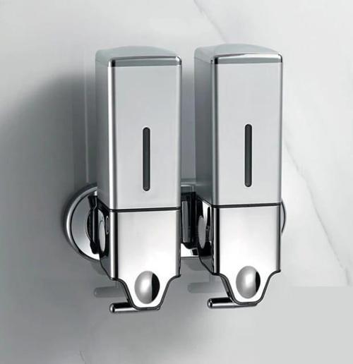 Genesit GS600S Çekmeli Manuel Sıvı Sabunluk Paslanmaz Çelik 2x500 ml.